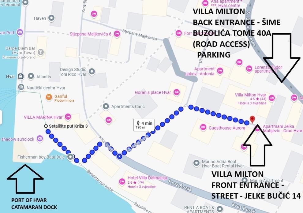 Villa Milton Luxe Hvar Hvar Town Exterior foto